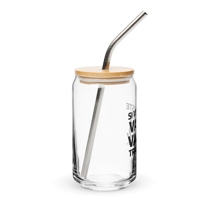 Si Ves Este Vaso Vacío, Trae Más Exklusives Kunstwerk, Dosenförmiges Glas, Homeoffice, Arbeit, mexikanischer und spanischer Stolz, Geschenktasse, einzigartiges Kalligraphieglas | S43