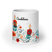 Candelaria Exclusive Name Art Piece Home Office Work Coffee Mug Mexican Spanish Pride Gift Cup One-Of-A-Kind Calligraphy White Glossy Mug | C19 Mexicada