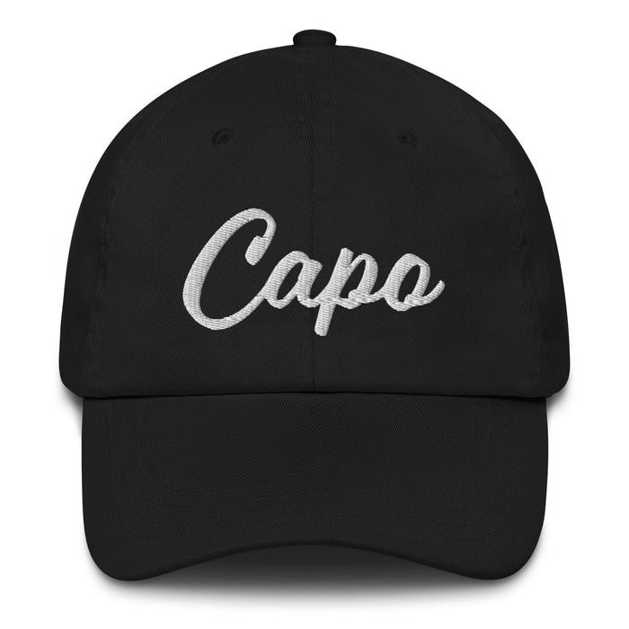 Capo Embroidered Dad Hat | Boss, Leader, Authority, Power, Respect | C5 Mexicada