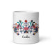 Carlos Exclusive Name Art Piece Home Office Work Coffee Mug Mexican Spanish Pride Gift Cup One-Of-A-Kind Calligraphy White Glossy Mug | C2 Mexicada