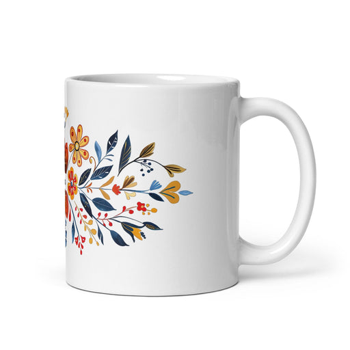Carlos Exclusive Name Art Piece Home Office Work Coffee Mug Mexican Spanish Pride Gift Cup One-Of-A-Kind Calligraphy White Glossy Mug | C22 Mexicada 11 oz