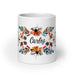 Carlos Exclusive Name Art Piece Home Office Work Coffee Mug Mexican Spanish Pride Gift Cup One-Of-A-Kind Calligraphy White Glossy Mug | C5 Mexicada