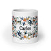 Carlos Exclusive Name Art Piece Home Office Work Coffee Mug Mexican Spanish Pride Gift Cup One-Of-A-Kind Calligraphy White Glossy Mug | C8 Mexicada