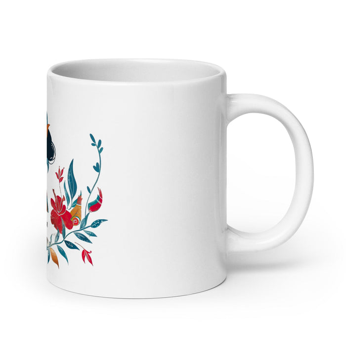 Carmen Exclusive Name Art Piece Home Office Work Coffee Mug Mexican Spanish Pride Gift Cup One-Of-A-Kind Calligraphy White Glossy Mug | C16 Mexicada 20 oz