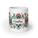 Caroline Exclusive Name Art Piece Home Office Work Coffee Mug Mexican Spanish Pride Gift Cup One-Of-A-Kind Calligraphy White Glossy Mug | C1 Mexicada