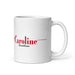 Caroline Exclusive Name Art Piece Home Office Work Coffee Mug Mexican Spanish Pride Gift Cup One-Of-A-Kind Calligraphy White Glossy Mug | C19 Mexicada 11 oz