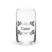 Carter Exclusive Name Art Piece Can-Shaped Glass Home Office Work Mexican Spanish Pride Gift Cup One-Of-A-Kind Calligraphy Glass | C4 Mexicada 16 oz (No Lid No Straw)