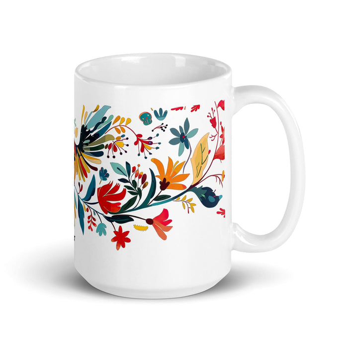 Carter Exclusive Name Art Piece Home Office Work Coffee Mug Mexican Spanish Pride Gift Cup One-Of-A-Kind Calligraphy White Glossy Mug | C1 Mexicada 15 oz