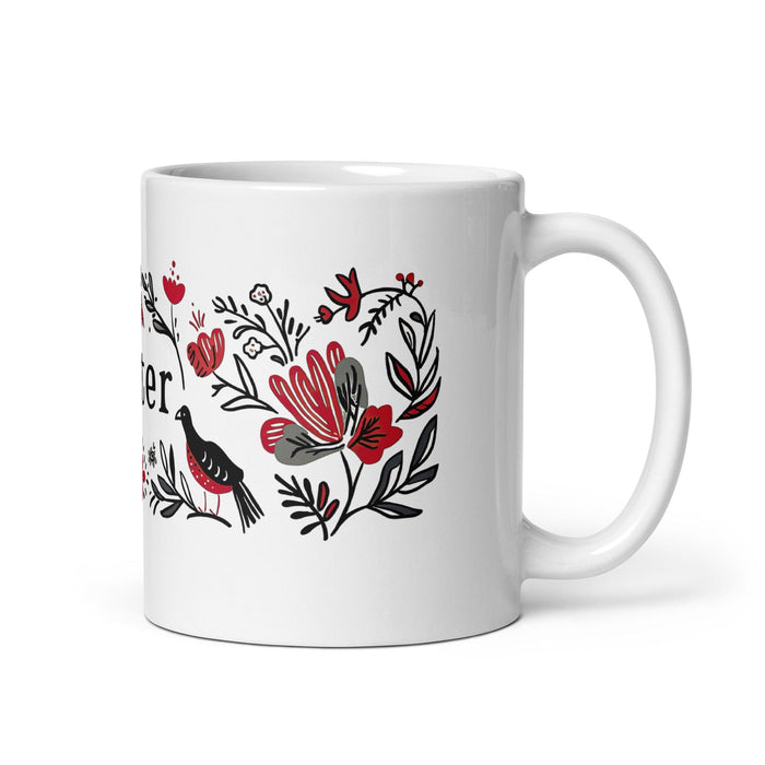 Carter Exclusive Name Art Piece Home Office Work Coffee Mug Mexican Spanish Pride Gift Cup One-Of-A-Kind Calligraphy White Glossy Mug | C11 Mexicada 11 oz