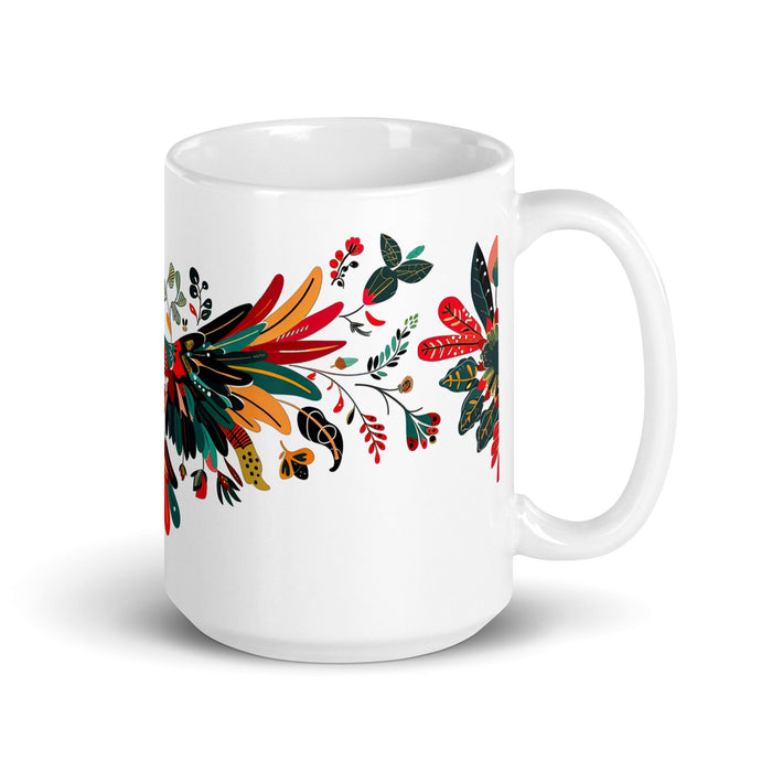 Carter Exclusive Name Art Piece Home Office Work Coffee Mug Mexican Spanish Pride Gift Cup One-Of-A-Kind Calligraphy White Glossy Mug | C13 Mexicada 15 oz