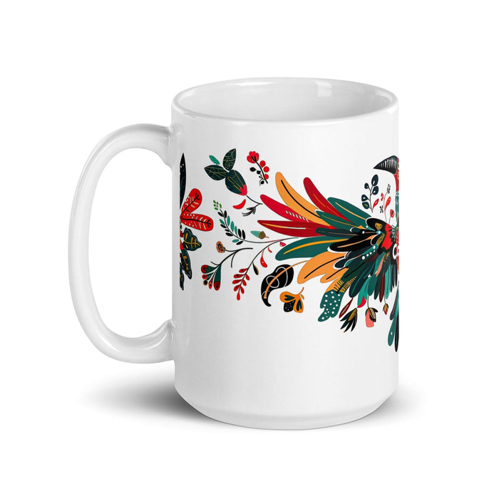 Carter Exclusive Name Art Piece Home Office Work Coffee Mug Mexican Spanish Pride Gift Cup One-Of-A-Kind Calligraphy White Glossy Mug | C13 Mexicada