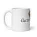 Carter Exclusive Name Art Piece Home Office Work Coffee Mug Mexican Spanish Pride Gift Cup One-Of-A-Kind Calligraphy White Glossy Mug | C15 Mexicada