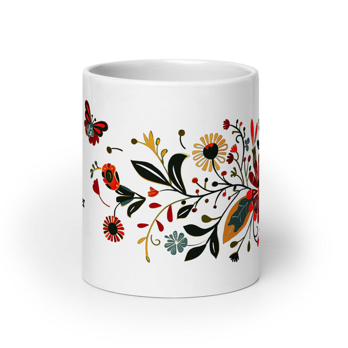 Carter Exclusive Name Art Piece Home Office Work Coffee Mug Mexican Spanish Pride Gift Cup One-Of-A-Kind Calligraphy White Glossy Mug | C17 Mexicada