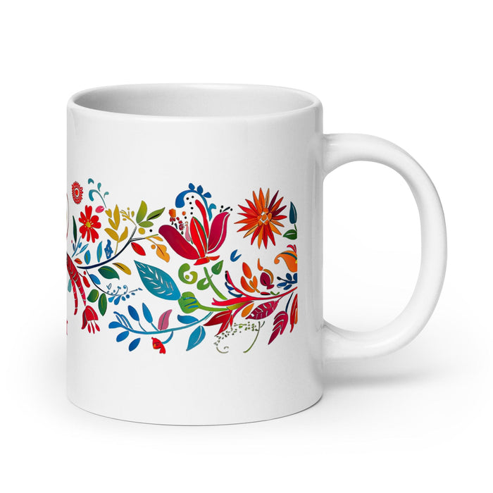 Carter Exclusive Name Art Piece Home Office Work Coffee Mug Mexican Spanish Pride Gift Cup One-Of-A-Kind Calligraphy White Glossy Mug | C20 Mexicada 20 oz