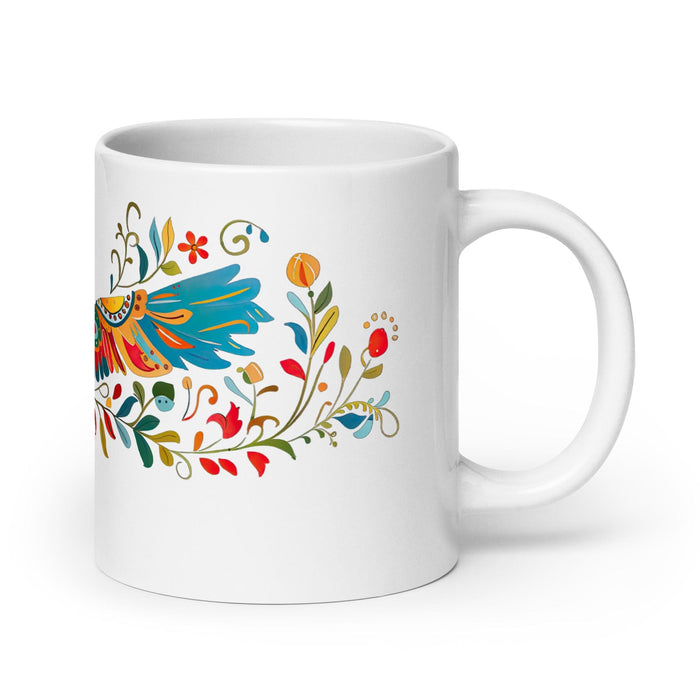 Carter Exclusive Name Art Piece Home Office Work Coffee Mug Mexican Spanish Pride Gift Cup One-Of-A-Kind Calligraphy White Glossy Mug | C22 Mexicada 20 oz