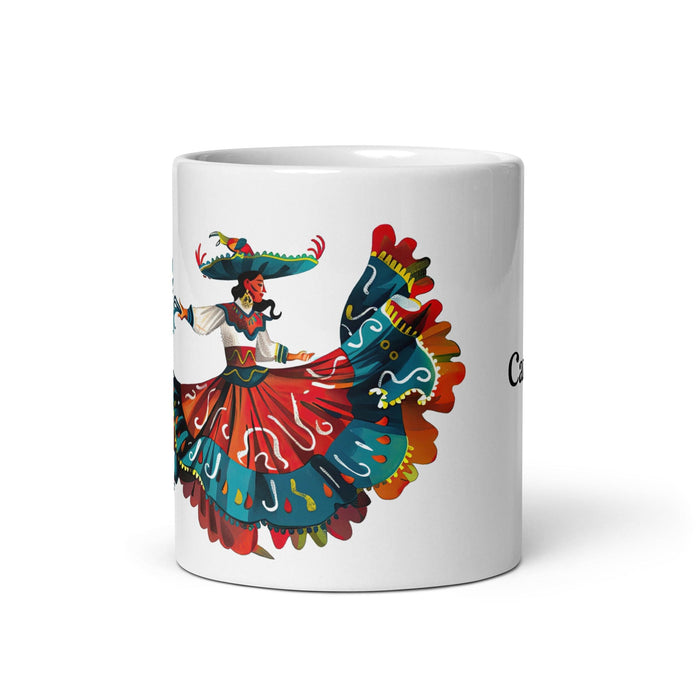 Carter Exclusive Name Art Piece Home Office Work Coffee Mug Mexican Spanish Pride Gift Cup One-Of-A-Kind Calligraphy White Glossy Mug | C23 Mexicada