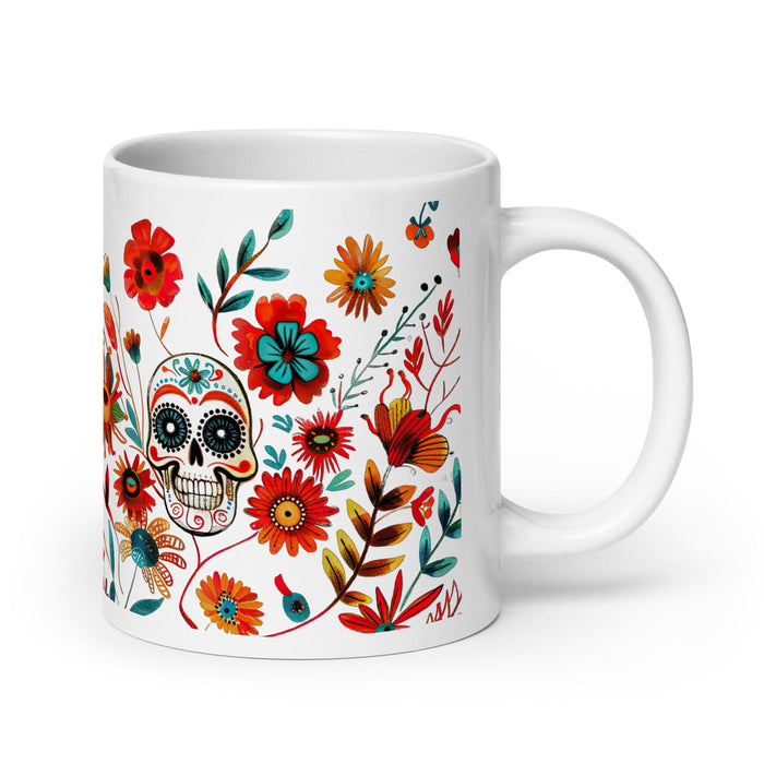 Carter Exclusive Name Art Piece Home Office Work Coffee Mug Mexican Spanish Pride Gift Cup One-Of-A-Kind Calligraphy White Glossy Mug | C27 Mexicada 20 oz