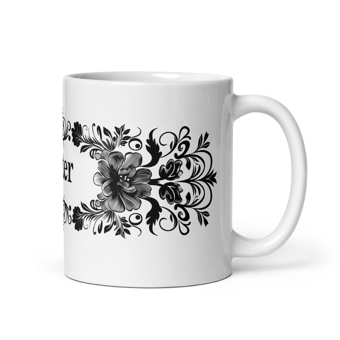 Carter Exclusive Name Art Piece Home Office Work Coffee Mug Mexican Spanish Pride Gift Cup One-Of-A-Kind Calligraphy White Glossy Mug | C28 Mexicada 11 oz