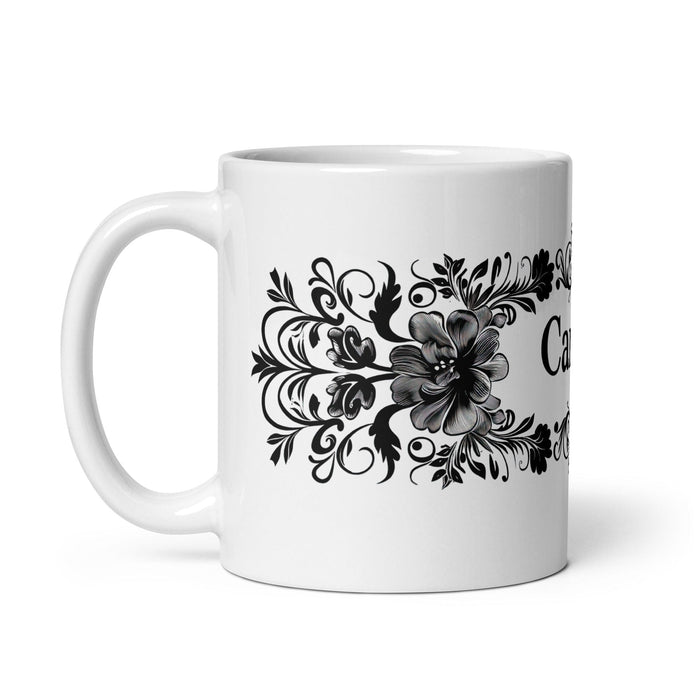 Carter Exclusive Name Art Piece Home Office Work Coffee Mug Mexican Spanish Pride Gift Cup One-Of-A-Kind Calligraphy White Glossy Mug | C28 Mexicada