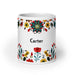 Carter Exclusive Name Art Piece Home Office Work Coffee Mug Mexican Spanish Pride Gift Cup One-Of-A-Kind Calligraphy White Glossy Mug | C29 Mexicada