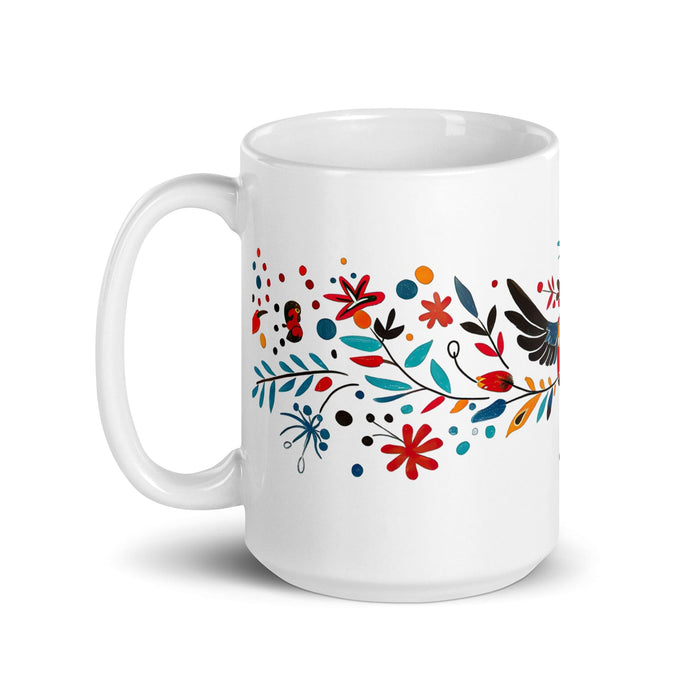 Carter Exclusive Name Art Piece Home Office Work Coffee Mug Mexican Spanish Pride Gift Cup One-Of-A-Kind Calligraphy White Glossy Mug | C3 Mexicada