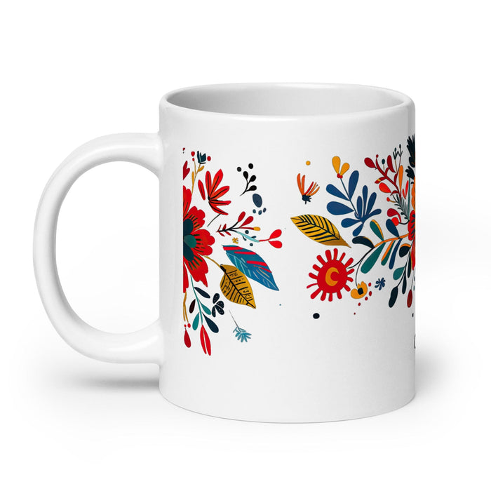 Carter Exclusive Name Art Piece Home Office Work Coffee Mug Mexican Spanish Pride Gift Cup One-Of-A-Kind Calligraphy White Glossy Mug | C31 Mexicada