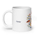 Carter Exclusive Name Art Piece Home Office Work Coffee Mug Mexican Spanish Pride Gift Cup One-Of-A-Kind Calligraphy White Glossy Mug | C32 Mexicada