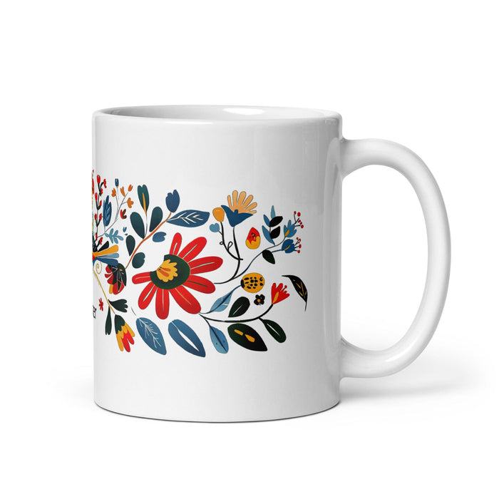 Carter Exclusive Name Art Piece Home Office Work Coffee Mug Mexican Spanish Pride Gift Cup One-Of-A-Kind Calligraphy White Glossy Mug | C35 Mexicada 11 oz