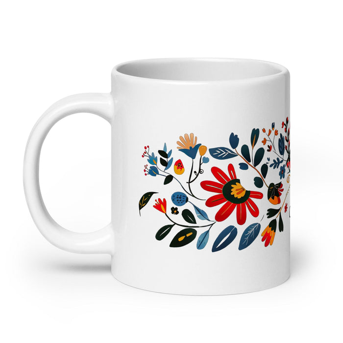 Carter Exclusive Name Art Piece Home Office Work Coffee Mug Mexican Spanish Pride Gift Cup One-Of-A-Kind Calligraphy White Glossy Mug | C35 Mexicada