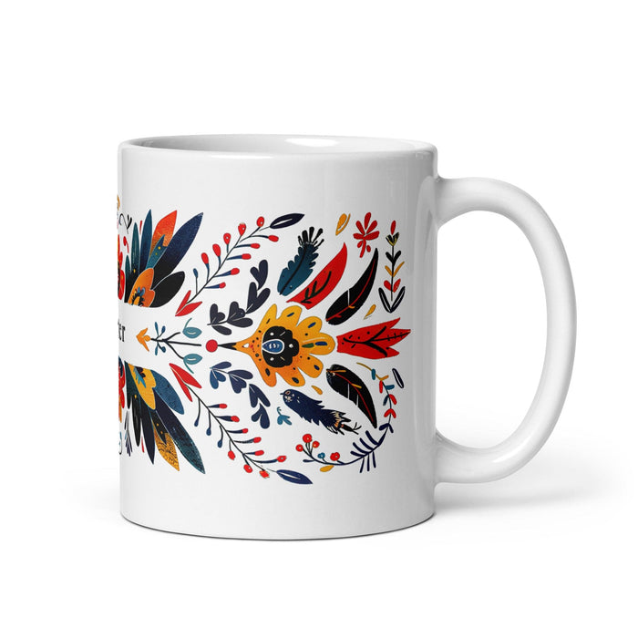 Carter Exclusive Name Art Piece Home Office Work Coffee Mug Mexican Spanish Pride Gift Cup One-Of-A-Kind Calligraphy White Glossy Mug | C5 Mexicada 11 oz