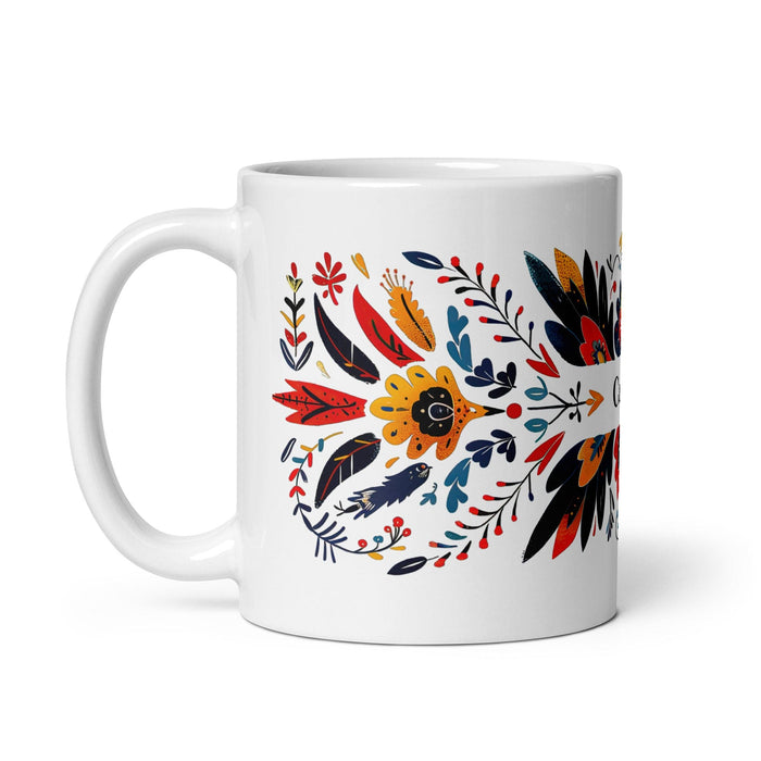 Carter Exclusive Name Art Piece Home Office Work Coffee Mug Mexican Spanish Pride Gift Cup One-Of-A-Kind Calligraphy White Glossy Mug | C5 Mexicada