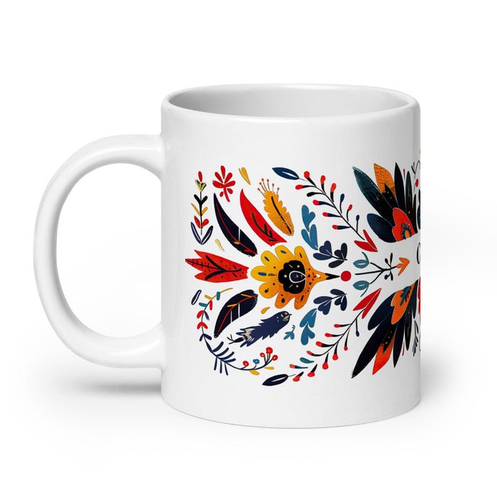 Carter Exclusive Name Art Piece Home Office Work Coffee Mug Mexican Spanish Pride Gift Cup One-Of-A-Kind Calligraphy White Glossy Mug | C5 Mexicada