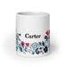 Carter Exclusive Name Art Piece Home Office Work Coffee Mug Mexican Spanish Pride Gift Cup One-Of-A-Kind Calligraphy White Glossy Mug | C7 Mexicada