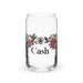 Cash Exclusive Name Art Piece Can-Shaped Glass Home Office Work Mexican Spanish Pride Gift Cup One-Of-A-Kind Calligraphy Glass | C27 Mexicada 16 oz