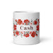 Cash Exclusive Name Art Piece Home Office Work Coffee Mug Mexican Spanish Pride Gift Cup One-Of-A-Kind Calligraphy White Glossy Mug | C1 Mexicada