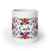 Cash Exclusive Name Art Piece Home Office Work Coffee Mug Mexican Spanish Pride Gift Cup One-Of-A-Kind Calligraphy White Glossy Mug | C11 Mexicada