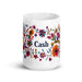 Cash Exclusive Name Art Piece Home Office Work Coffee Mug Mexican Spanish Pride Gift Cup One-Of-A-Kind Calligraphy White Glossy Mug | C12 Mexicada