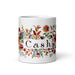 Cash Exclusive Name Art Piece Home Office Work Coffee Mug Mexican Spanish Pride Gift Cup One-Of-A-Kind Calligraphy White Glossy Mug | C15 Mexicada