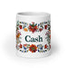 Cash Exclusive Name Art Piece Home Office Work Coffee Mug Mexican Spanish Pride Gift Cup One-Of-A-Kind Calligraphy White Glossy Mug | C2 Mexicada