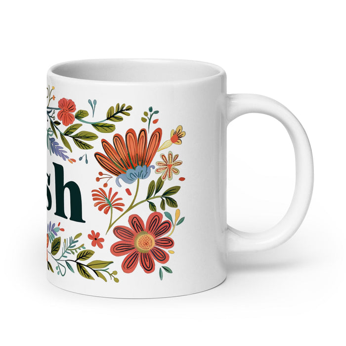 Cash Exclusive Name Art Piece Home Office Work Coffee Mug Mexican Spanish Pride Gift Cup One-Of-A-Kind Calligraphy White Glossy Mug | C22 Mexicada 20 oz