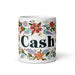 Cash Exclusive Name Art Piece Home Office Work Coffee Mug Mexican Spanish Pride Gift Cup One-Of-A-Kind Calligraphy White Glossy Mug | C22 Mexicada