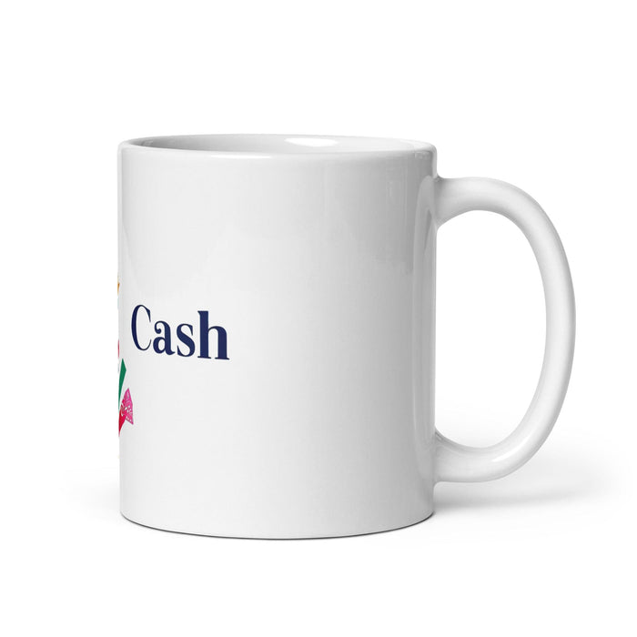 Cash Exclusive Name Art Piece Home Office Work Coffee Mug Mexican Spanish Pride Gift Cup One-Of-A-Kind Calligraphy White Glossy Mug | C25 Mexicada 11 oz