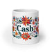 Cash Exclusive Name Art Piece Home Office Work Coffee Mug Mexican Spanish Pride Gift Cup One-Of-A-Kind Calligraphy White Glossy Mug | C3 Mexicada