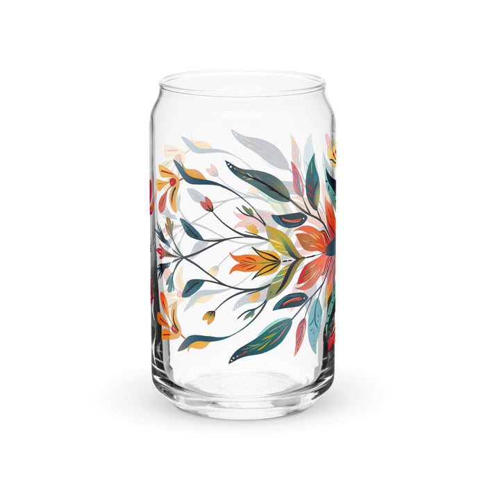 Catalina Exclusive Name Art Piece Can-Shaped Glass Home Office Work Mexican Spanish Pride Gift Cup One-Of-A-Kind Calligraphy Glass | C9 Mexicada