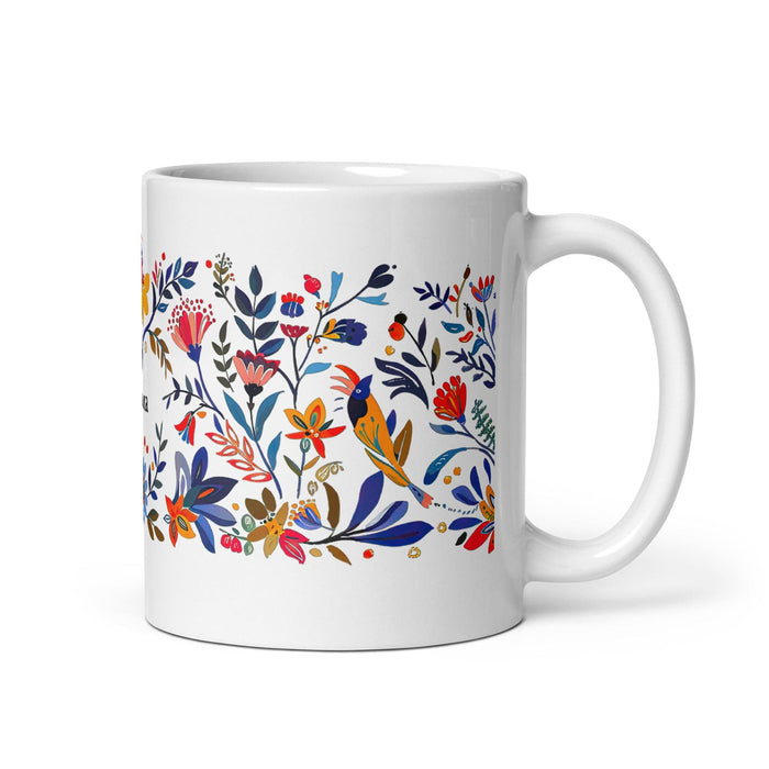 Catalina Exclusive Name Art Piece Home Office Work Coffee Mug Mexican Spanish Pride Gift Cup One-Of-A-Kind Calligraphy White Glossy Mug | C1 Mexicada 11 oz