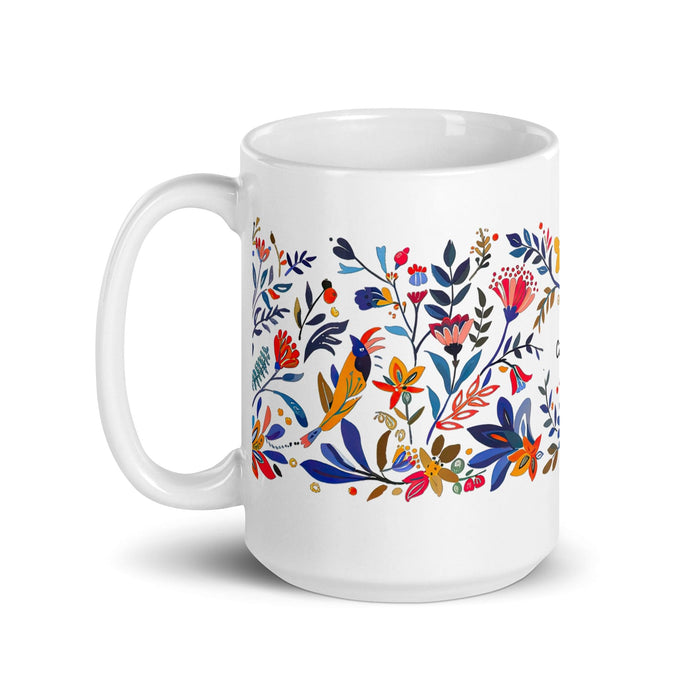 Catalina Exclusive Name Art Piece Home Office Work Coffee Mug Mexican Spanish Pride Gift Cup One-Of-A-Kind Calligraphy White Glossy Mug | C1 Mexicada