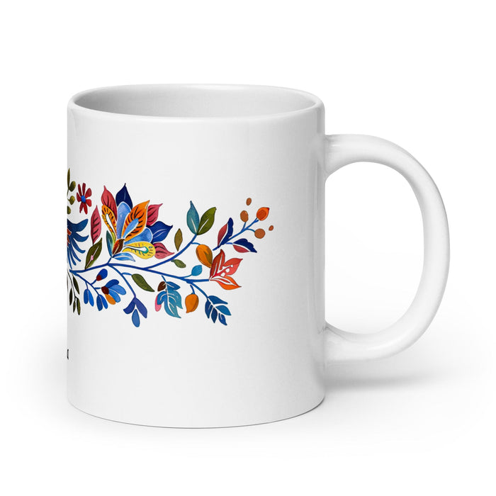 Catalina Exclusive Name Art Piece Home Office Work Coffee Mug Mexican Spanish Pride Gift Cup One-Of-A-Kind Calligraphy White Glossy Mug | C10 Mexicada 20 oz