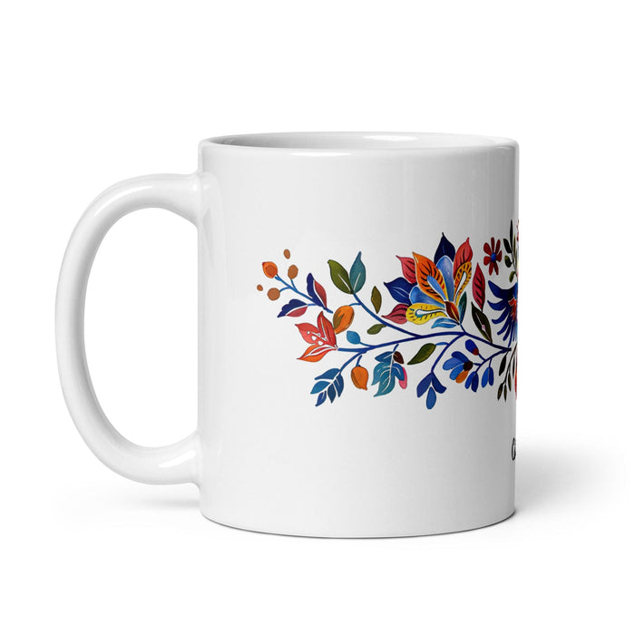 Catalina Exclusive Name Art Piece Home Office Work Coffee Mug Mexican Spanish Pride Gift Cup One-Of-A-Kind Calligraphy White Glossy Mug | C10 Mexicada