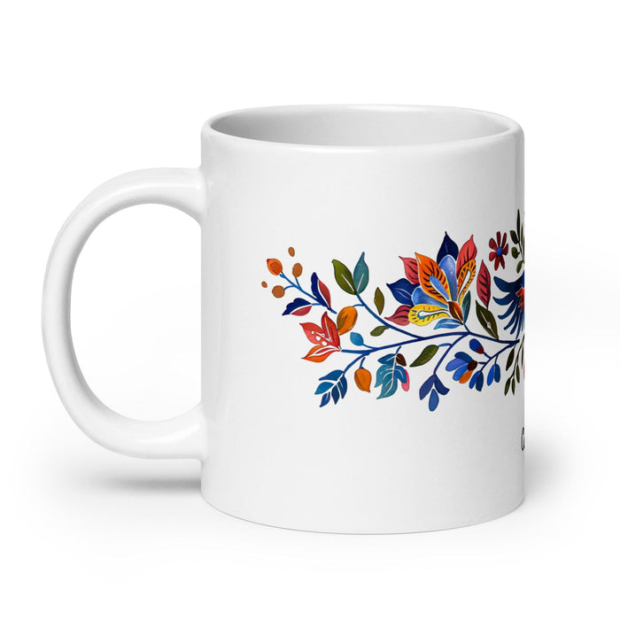 Catalina Exclusive Name Art Piece Home Office Work Coffee Mug Mexican Spanish Pride Gift Cup One-Of-A-Kind Calligraphy White Glossy Mug | C10 Mexicada