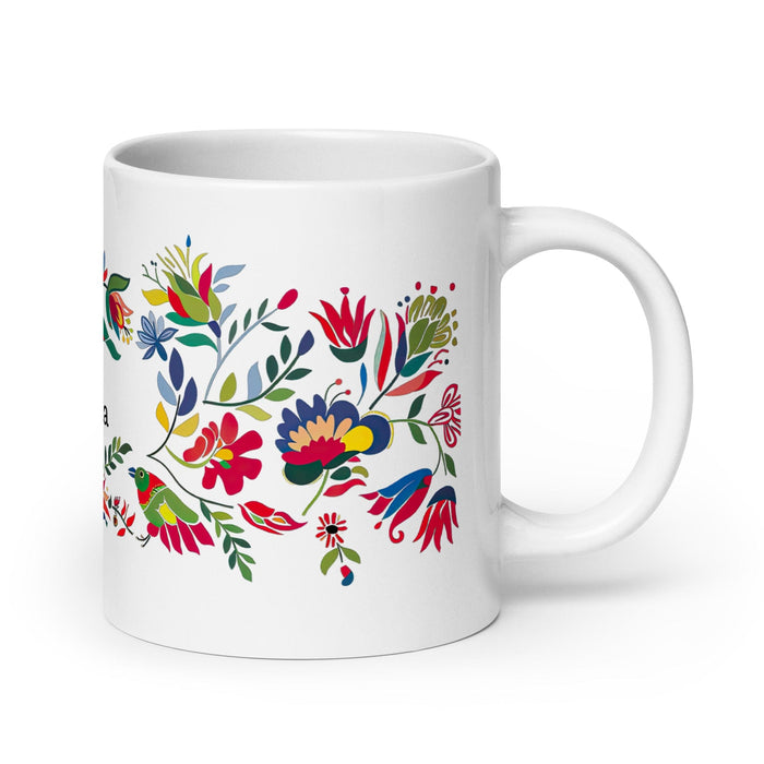 Catalina Exclusive Name Art Piece Home Office Work Coffee Mug Mexican Spanish Pride Gift Cup One-Of-A-Kind Calligraphy White Glossy Mug | C11 Mexicada 20 oz